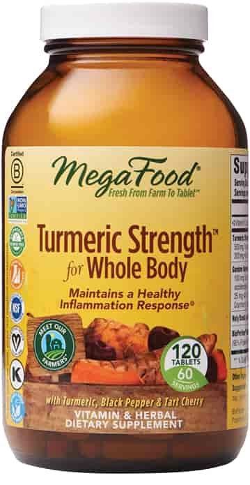 MegaFood Turmeric Strength For Whole Body